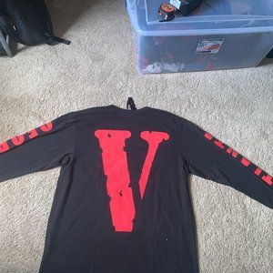 VLONE Atlanta Georgia Black/Red Long Sleeve Tee